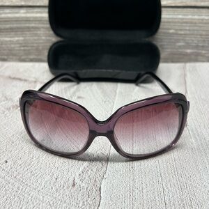 CHANEL 5171-A Sunglasses Ribbon Motif Coco Mark Black 60 17 135 Authentic Italy